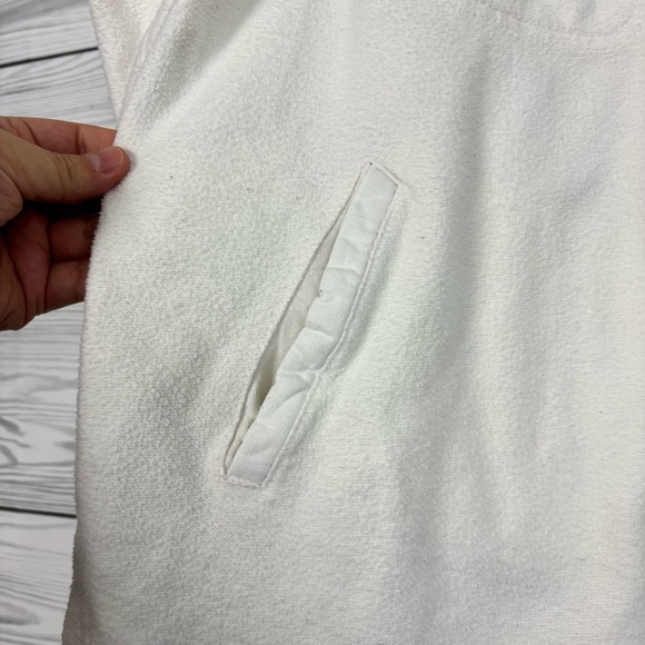 Free People Ruby Cream Shacket Button Down Long Sleeve Fleece Size Small - Picture 7 of 14